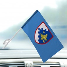 Автомобільний прапорець 435 окремий дивізіон безпілотних систем ПК Захід блакитний